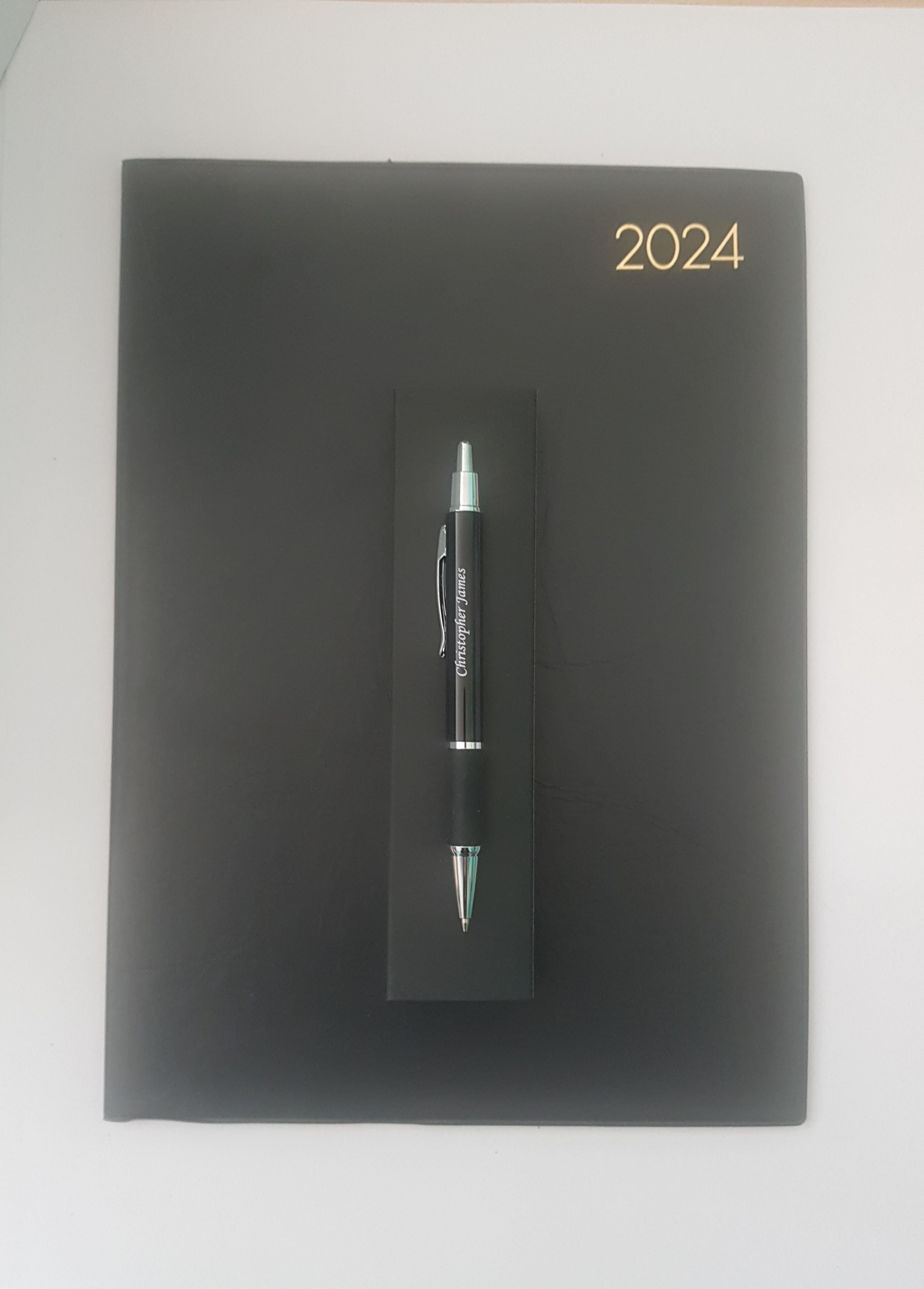 A4 Monthly Planner and Pen Set 2024